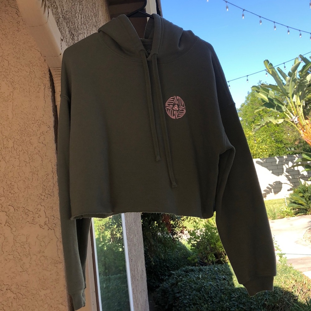 Crop top hoodie
